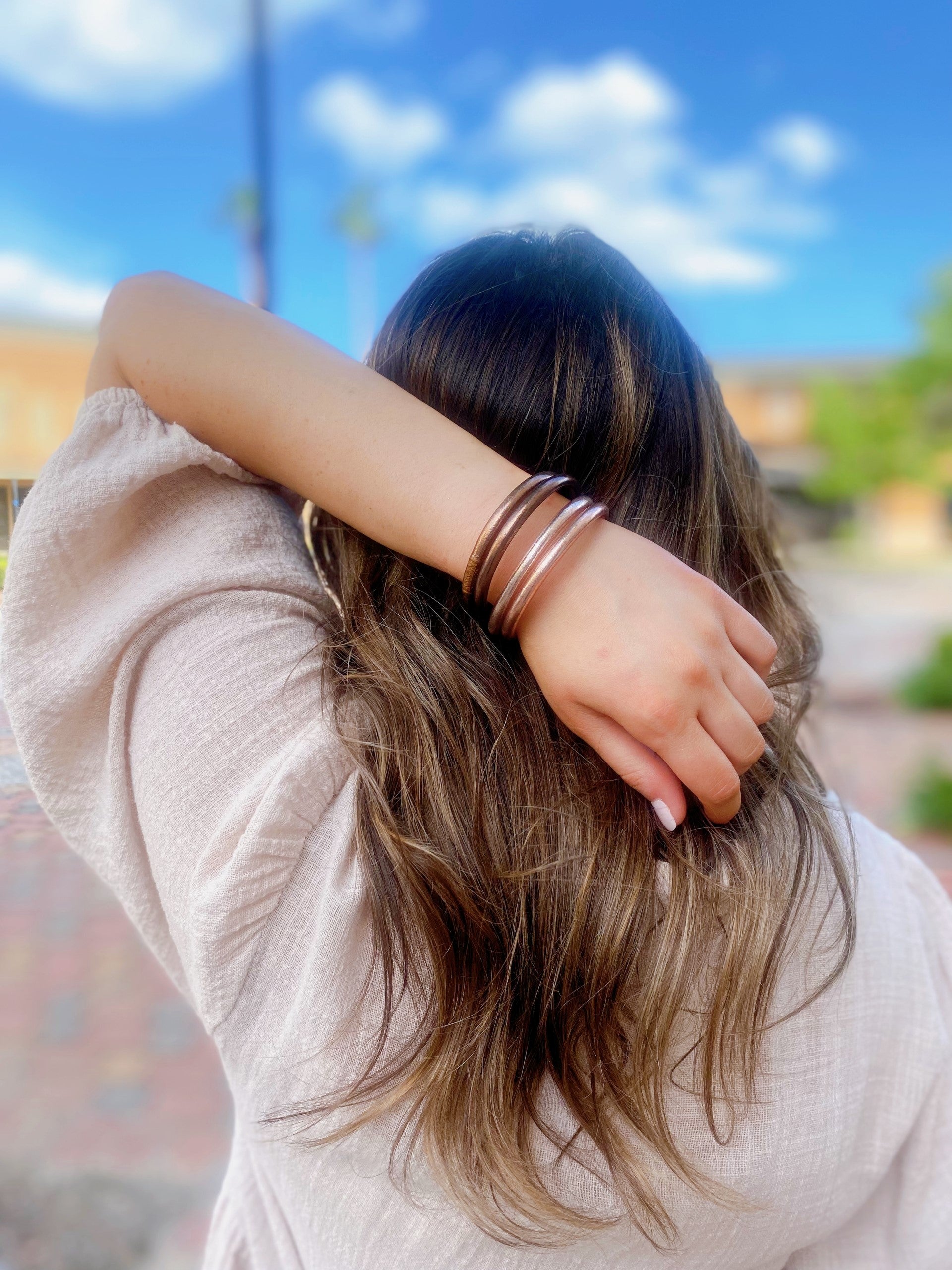 BuDhaGirl All Weather Bangles Fawn1