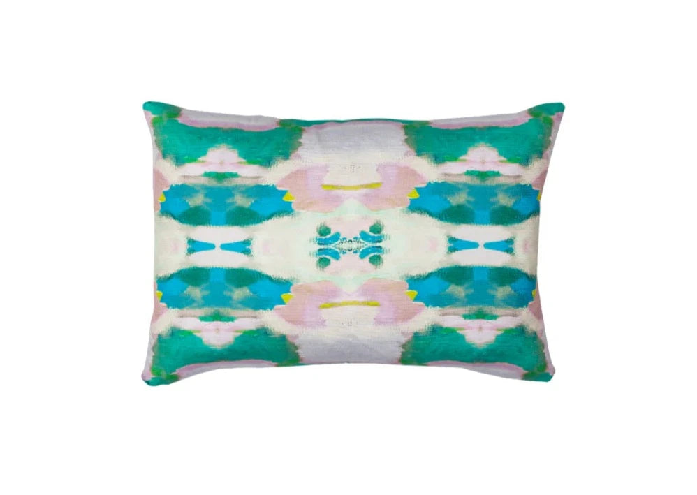 Laura Park Designs Pillow Flower Child Emerald 14x20 Lumbar