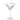 Zodax Aperitivo Martini Glass - Clear with Gold Rim