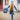 Young boy with new clothes and backpack on the first day of school 2025
