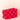Zip Pouch - Checker | Pink and Red Cosmetic Bag | Sequin Makeup Bag