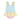 Girls Seersucker Ric Rac One Piece Swimsuit