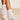 Barefoot Dreams CozyChic® Heathered Women's Socks - Dusty Rose/White