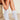 Barefoot Dreams CozyChic® Heathered Women's Socks - Blue Water/White