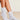 Barefoot Dreams CozyChic® Heathered Women's Socks - Blue Water/White
