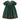 Green Christmas Mistletoe Smocked Bishop Dress | Girl's Christmas Dress
