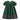 Green Christmas Mistletoe Smocked Bishop Dress | Girl's Christmas Dress