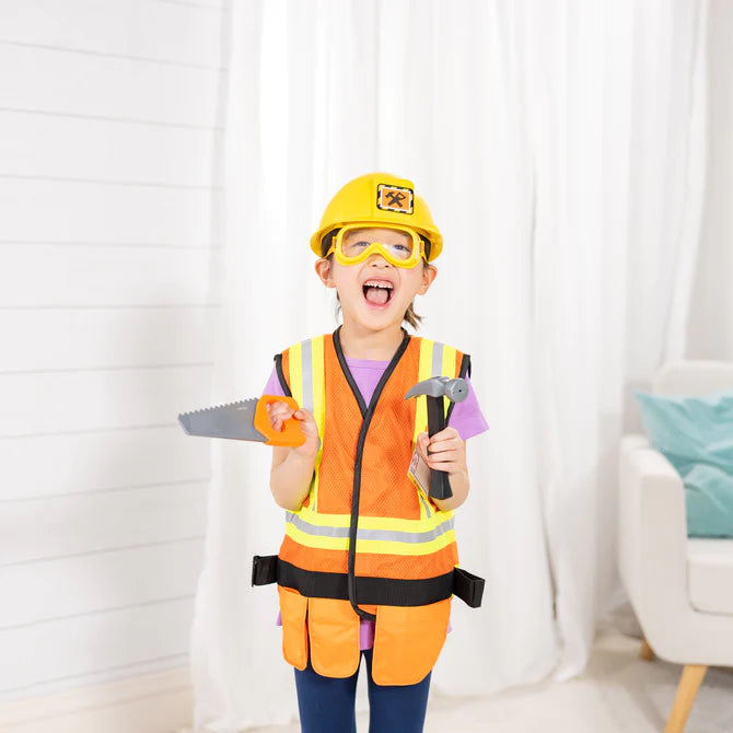 Melissa & Doug Construction Worker Role Play Costume Dress-Up Set (6 pcs) Melissa & Doug Construction Worker Role Play Costume Dress-Up Set (6 pcs)