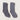 Barefoot Dreams CozyChic® Women's Barefoot in the Wild™ 2 Pair Sock Set - Graphite/Carbon