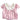 Lulu Bebe Baby Girl Pink Bubble with Bow Embroidered Collar