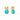 Julie Vos Catalina Earring - Turquoise Blue