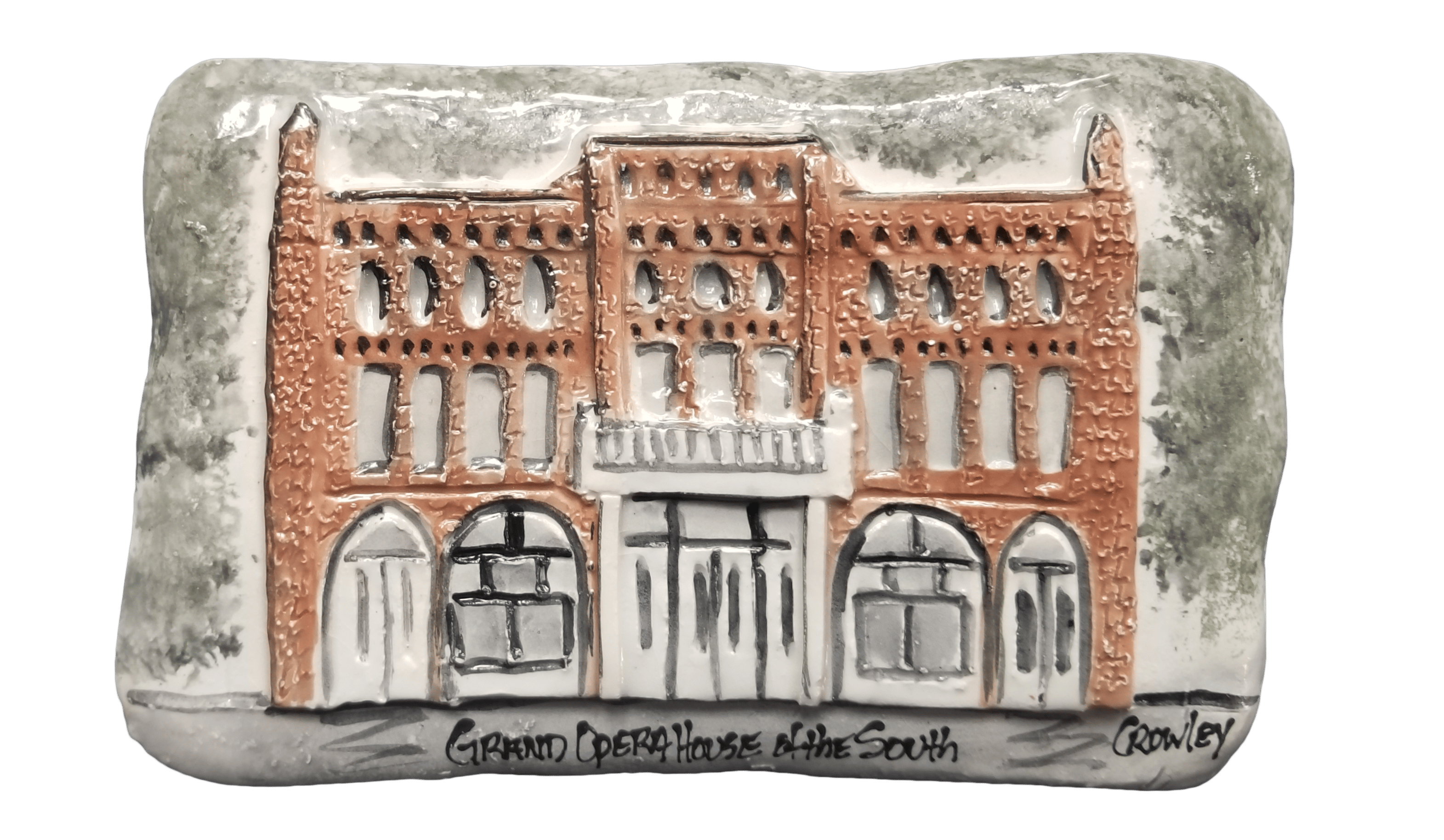Ceramic Plaque - Grand Opera House of the South Crowley