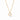 Julie Vos Honeybee Solitaire Necklace | Pearl