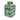 Porcelain Tissue Holder - Green Chinoiserie | Home Decor Tissue Box