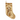 Embroidered Needlepoint Christmas Stocking - Santa with Gift