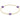 eNewton Signature Cross 2mm Gold Bracelet - Purple
