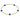 enewton - Signature Small Cross 2mm Gold Bracelet - Cobalt | Stacking Bracelet