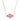 Kendra Scott Abbie Medallion Gold Short Pendant Necklace - Hot Pink Mix