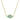 Kendra Scott Abbie Medallion Gold Short Pendant Necklace - Abalone Sea Green Mix