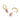 Kendra Scott Hallie Gold Huggie Earrings - Sunrise Watercolor Illusion