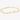 Rizen Chain Breaker Cross Bracelet - Gold