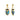 Capucine De Wulf Scarab Berry Drop Earrings - Blue Labradorite/Black Agate