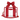 Case-Mate Jelly Stadium Tote with Strap - Varsity Red Bow | Clear Purse