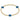 enewton Cross Gold 3mm Bead Bracelet - Cobalt | 14kt Gold-Filled Beads | No Tarnish Waterproof Jewelry | Stacking Bracelet