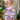 Beaded Tote - Gigi | Pink & Blue Floral