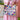 Beaded Tote - Grandma | Pink & Blue Floral