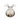 Vietri Hibiscus Bud Vase - Gray