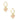 Kendra Scott - Ari Heart Gold Huggie Earrings in Rose Quartz | Jewelry