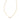 Kendra Scott - Juliette Gold Pendant Necklace in White Crystal | Necklace | Jewelry
