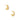 Kendra Scott Livy Gold Huggie Earrings in White Crystal - Gold