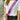 Beaded Purse Strap - Purple/Gold Louisiana Saturday Night