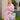 Beaded Tote - Mimi | Pink & Blue Floral