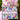 Beaded Tote - Nana | Pink & Blue Floral
