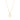 eNewton 16" Necklace Gold - Guardian Angel Small Gold Disc