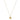 eNewton 16" Necklace Gold - Protection Small Gold Disc | Saint Christopher