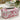 Porcelain Tissue Holder - Pink Floral | Rectangle Shape | Home Decor Tissue Box