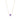 enewton 16" necklace gold signature cross - Purple
