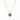 Julie Vos Rainbow Delicate Necklace - Iridescent Montana Blue