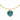 Julie Vos Rainbow Statement Necklace - Iridescent Montana Blue