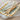 Annieglass Ruffle Rectangular Bowl - 24k Gold Metal Trim