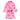 Women's Robe - Pink with Bows