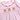 Baby Smocked Wreath Pink Footie | Christmas