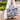 Personalized Beaded Tote Bag | Hand Beaded | Blue & White Floral