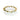 Annieglass Ruffle Wine Coaster - 24k Gold Metal Trim