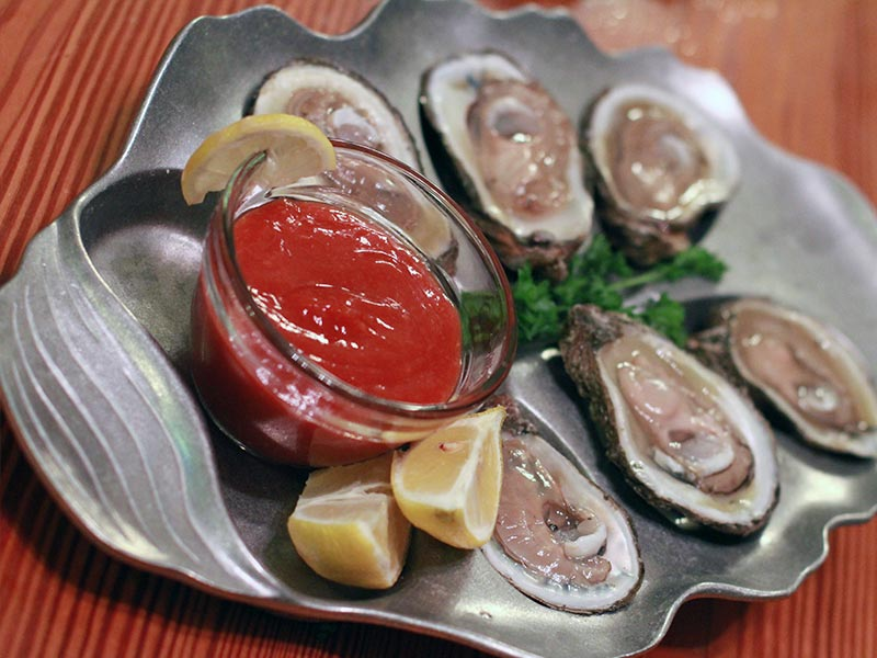 The Oyster Bed Grill Pan - Island Creek Oysters