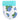 Muslin Baby 2-in-1 Burp Cloth and Bib - Hydrangeas